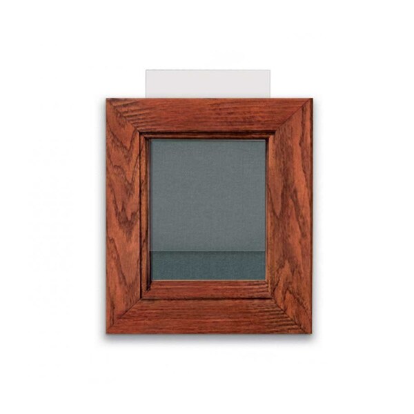 United Visual Products Outdoor Enclosed Combo Board, 48"x36", Bronze Frame/Blue & Buff UVCB4836ODBZ-BLUE-BUFF - main